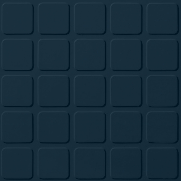 Picture of Roppe - Raised Design - Raised Square Design Deep Navy