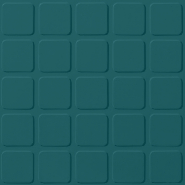 Picture of Roppe - Raised Design - Raised Square Design Peacock