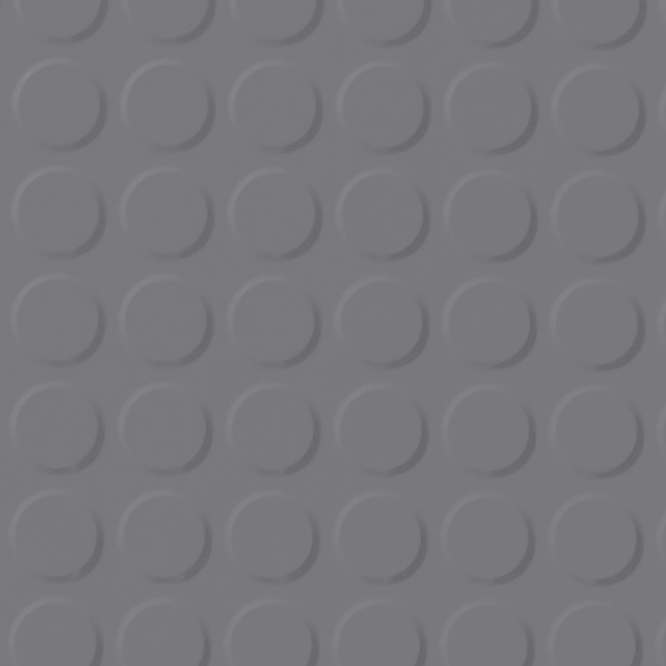 Picture of Roppe - Raised Design - Vantage Raised Circular Design Steel Gray