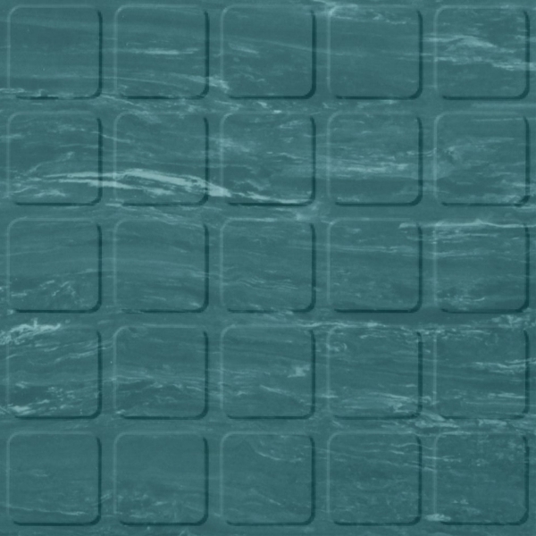 Picture of Roppe - Raised Design Marbleized Raised Square Peacock