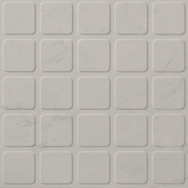 Picture of Roppe - Raised Design Marbleized Raised Square White
