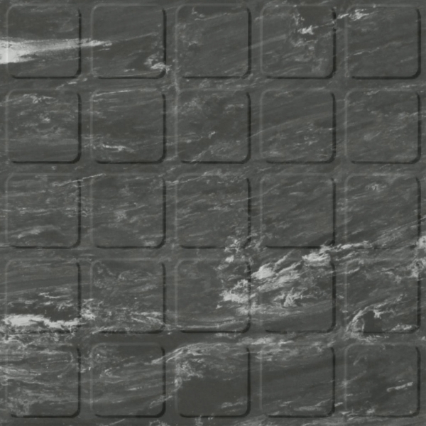 Picture of Roppe - Raised Design Marbleized Raised Square Black Brown