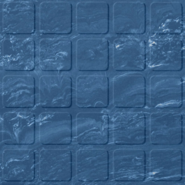 Picture of Roppe - Raised Design Marbleized Raised Square Blue Jay