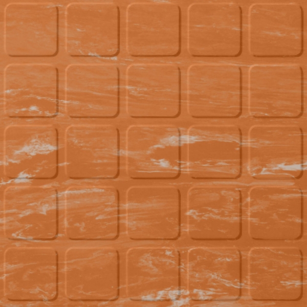 Picture of Roppe - Raised Design Marbleized Raised Square Citrus