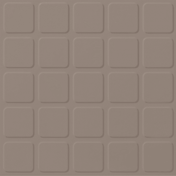 Picture of Roppe - Raised Design - Raised Square Design Mochaccino