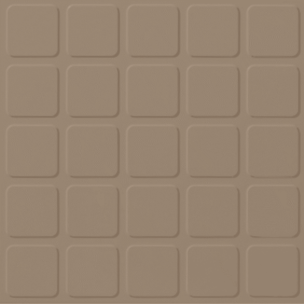 Picture of Roppe - Raised Design - Raised Square Design Sepia