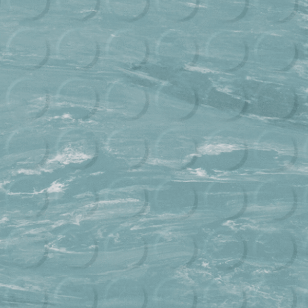 Picture of Roppe - Raised Design Marbleized Vantage Raised Circular Sea Glass