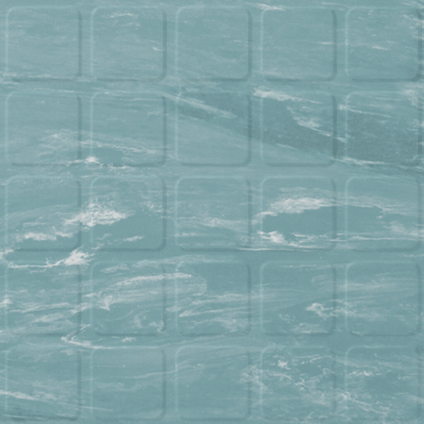 Picture of Roppe - Raised Design Marbleized Raised Square Sea Glass