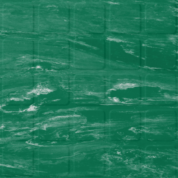 Picture of Roppe - Raised Design Marbleized Raised Square Irish Green