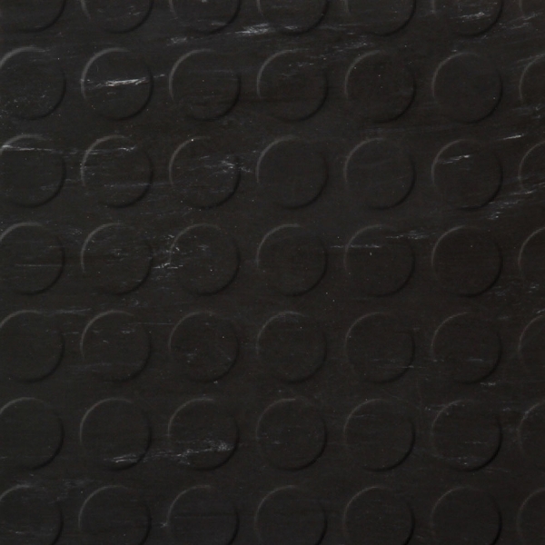 Picture of Roppe - Raised Design Marbleized Low Profile Raised Circular Black