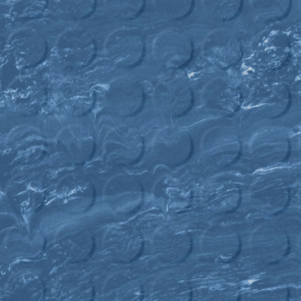 Picture of Roppe - Raised Design Marbleized Low Profile Raised Circular Blue Jay