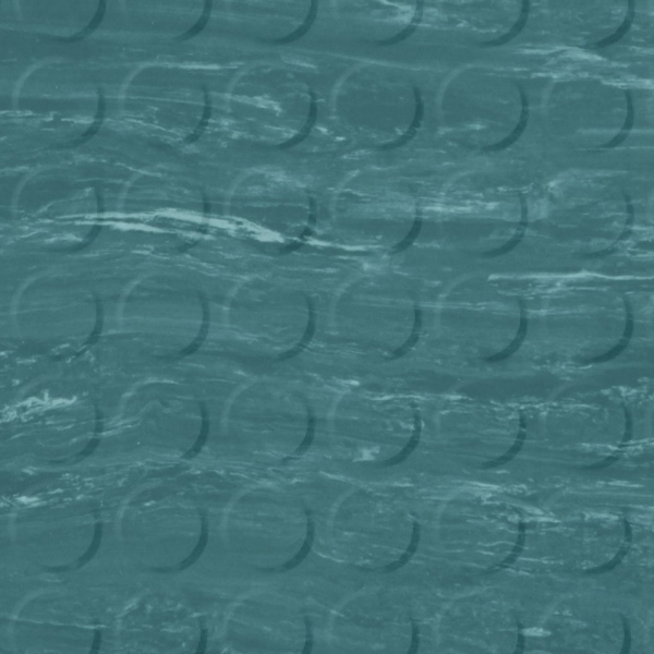 Picture of Roppe - Raised Design Marbleized Low Profile Raised Circular Peacock