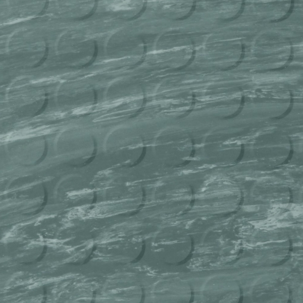 Picture of Roppe - Raised Design Marbleized Low Profile Raised Circular Hunter Green