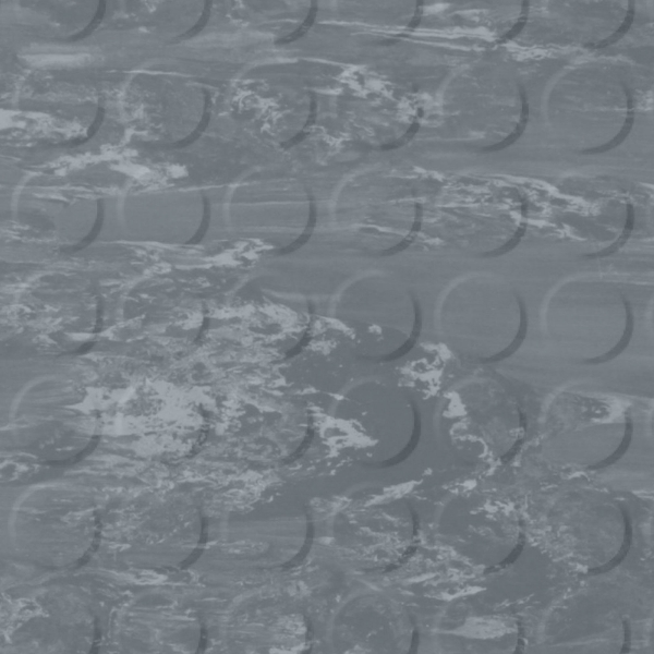 Picture of Roppe - Raised Design Marbleized Low Profile Raised Circular Steel Blue