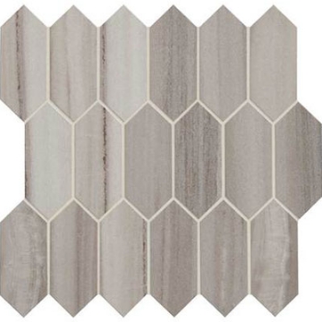 Picture of Daltile - Marble Attache Linear Hex Mosaic Turkish Skyline