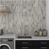 Picture of Daltile - Marble Attache Linear Hex Mosaic Turkish Skyline