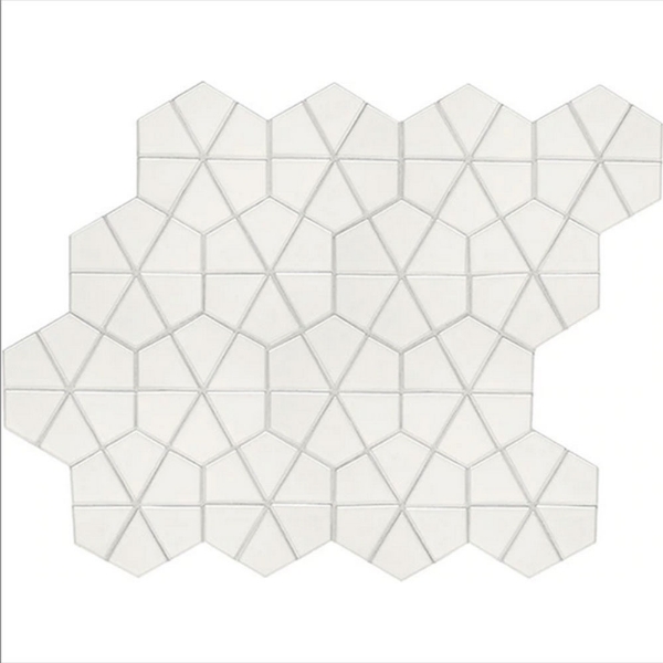 Picture of Daltile - Stagecraft Kaleidoscope Mosaic Gloss Arctic White