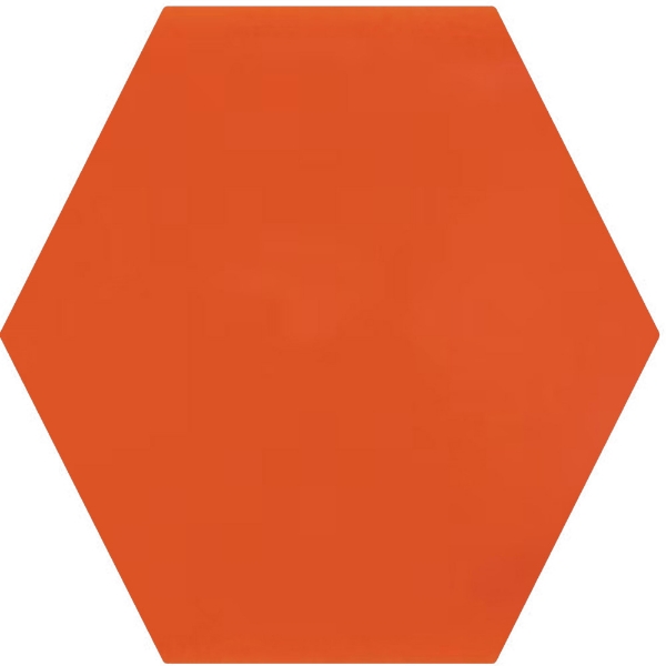 Picture of Daltile - Natural Hues Hexagon Orange Poppy