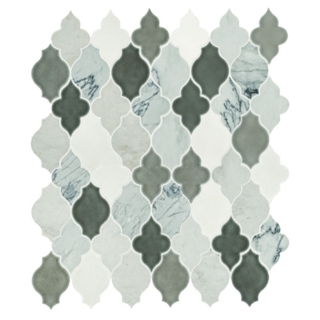 Picture of Daltile - Raine Arabesque Cirrus Storm Blend Honed