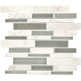 Picture of Daltile - Raine Random Linear Stratus White Blend