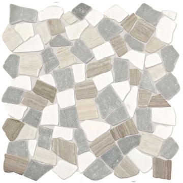 Picture of Daltile - Raine Pebble Cumulus Grey Blend
