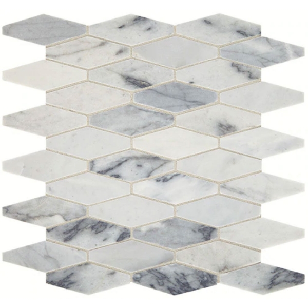 Picture of Daltile - Sublimity Elongated Hex Cirrus Storm