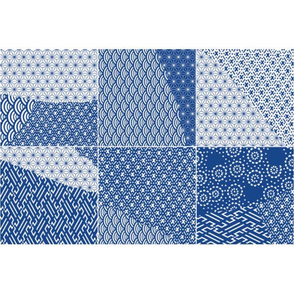 Picture of Daltile - Kintsugi 8 x 8 Blue Japan Mix