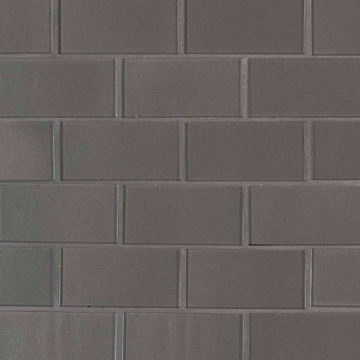 Picture of MS International - Glass Mosaic 2 x 4 Metallic Gray