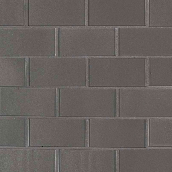 Picture of MS International - Glass Mosaic 2 x 4 Metallic Gray