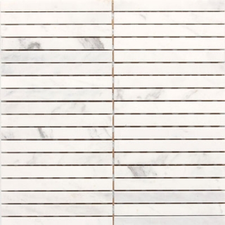 Picture of Daltile - Stone a la Mod Linear Mosaic Contempo White