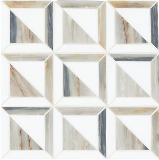 Picture of Daltile - Gamma Window Mosaic Azure Blend