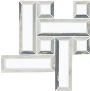 Picture of Daltile - Gamma Basketweave Mosaic Azure Blend