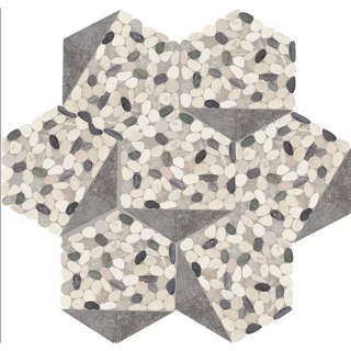 Picture of Daltile - Pebble Oasis Tri-Hex Harbor