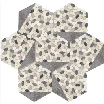 Picture of Daltile - Pebble Oasis Tri-Hex Harbor