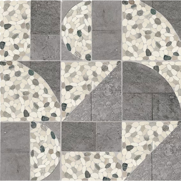 Picture of Daltile - Pebble Oasis Art Deco Coal