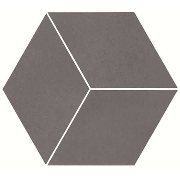 Picture of Daltile - Uniform Mosaics 3D Cube Dark Grey