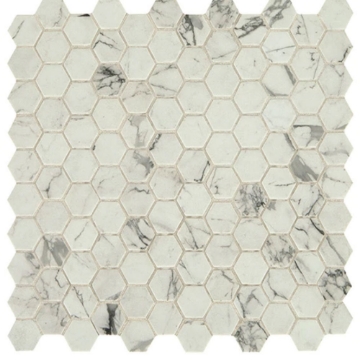 Picture of Daltile - Uptown Glass Hexagon Posh Resort