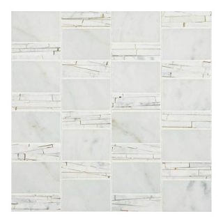 Picture of Daltile - Marble Mosaics Carrara White Abstract