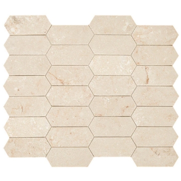 Picture of Daltile - Marble Elongated Hex Mosaics Latte