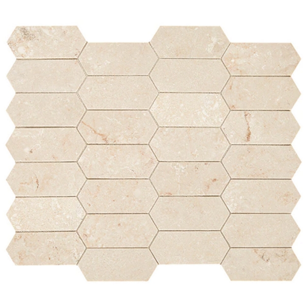 Picture of Daltile - Marble Elongated Hex Mosaics Latte