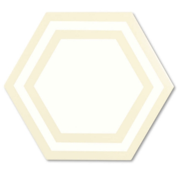 Picture of Adex USA - Floor Hexagon Deco Bone