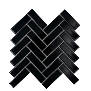 Picture of Adex USA - Rectangle Herringbone Black