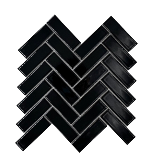 Picture of Adex USA - Rectangle Herringbone Black