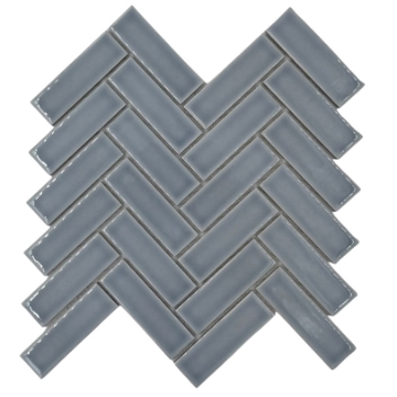 Picture of Adex USA - Rectangle Herringbone Light Blue