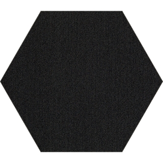 Picture of Shaw Contract - Plane Hexagon Black