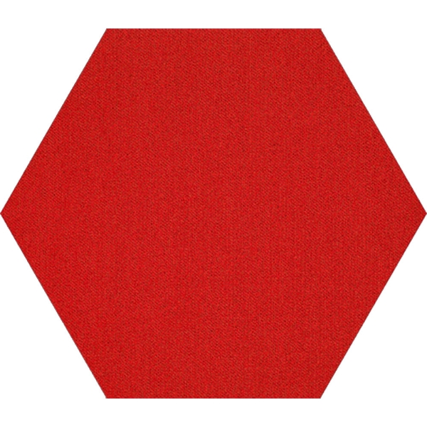 Picture of Shaw Contract - Plane Hexagon Red
