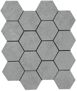 Picture of Tesoro - Solida Hexagon Mosaic Silver
