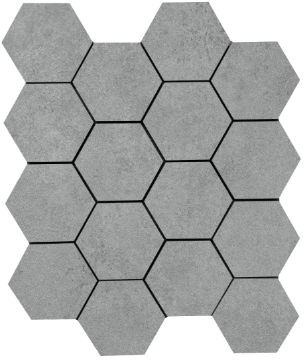 Picture of Tesoro - Solida Hexagon Mosaic Silver