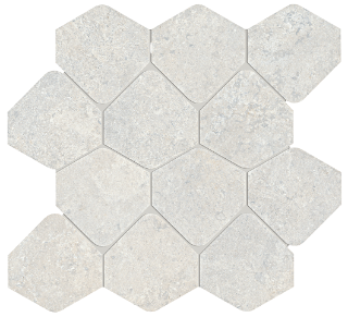 Picture of Tesoro - Kalkarea Hexagon Mosaic Pearl