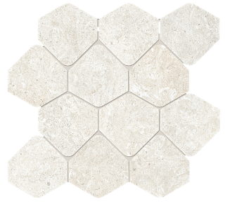 Picture of Tesoro - Kalkarea Hexagon Mosaic White